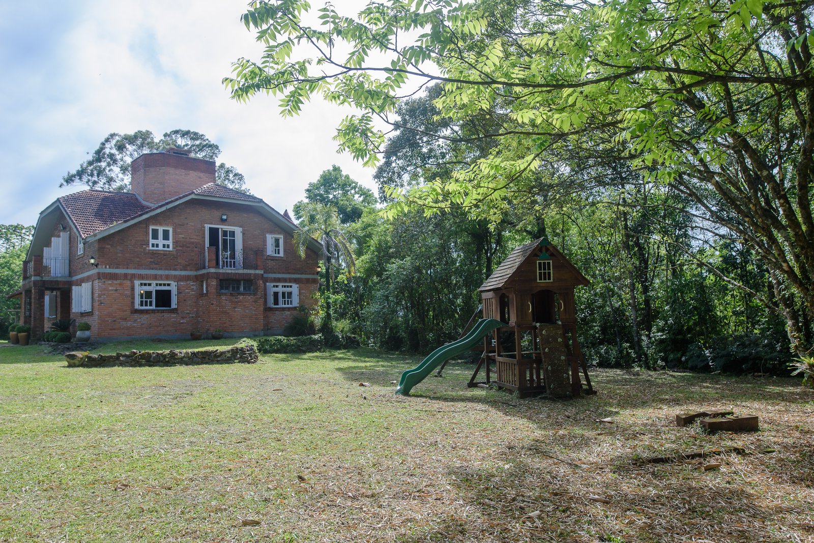 Vista do pôr do sol na Maison Valle