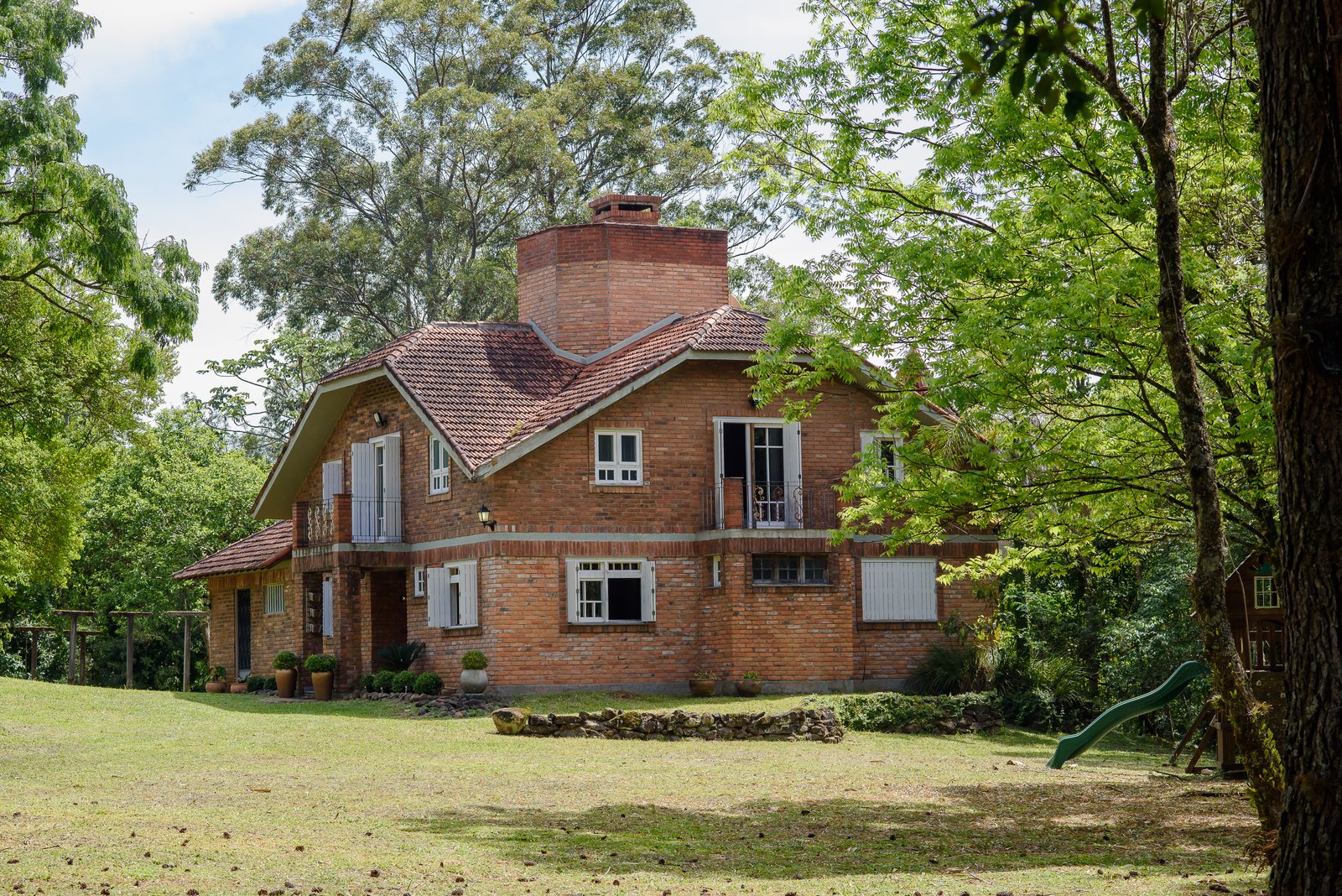 Jardim da Maison Valle, local do retiro